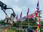 ลงพื้นที่ร่วมกันทำความสะอาด เก็บกวาดสถานที่ ที่ได้จัดให้เป็นสถานที่ลอยกระทงประจำปี 2564