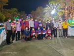 แข่งขันกีฬาซัดต้ม งานสืบสานศิลป์ถิ่นมโนราห์ หน้าศาลากลางจังหวัดพัทลุง