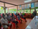 ประชุมประจำเดือนกับชาวบ้านในพื้นที่หมู่ที่ 14 บ้านควนคง