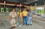 ลงพื้นที่เพื่อติดตามความคืบหน้า งวดที่ 2 ของโครงการก่อสร้างอาคารโรงอาหารของโรงเรียนเทศบาลบ้านทุ่งลานสถิตธรรมาทร