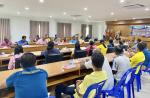 ประชุมการดำเนินงานเกี่ยวกับการยกย่องเชิดชูเกียรติครัวเรือนต้นแบบในการจัดการขยะครัวเรือนในเขตพื้นที่ตำบลตำนาน