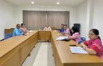 ประชุมติดตามงานประจำเดือนของฝ่ายงานต่างๆ ณ ห้องประชุมสถิตธรรมาทร 2 เทศบาลตำบลตำนาน