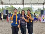 บรรยากาศการแข่งขันกีฬาซัดต้ม ประเภทประชาชนหญิง รุ่นอายุไม่เกิน 50 ปี