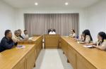 ประชุมหัวหน้าส่วนราชการเพื่อชี้แจงการปฏิบัติงานและรับมอบนโยบายจากคณะผู้บริหาร ณ ห้องประชุมสถิตธรรมาทร 2