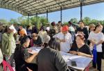 บรรยากาศการเปิดรับลงทะเบียนรับเงินเยียวยาผู้ประสบอุทกภัยในเขตเทศบาลตำบลตำนาน ของช่วงเช้าวันนี้ 30.11.68