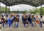 บรรยากาศการจัดทำประชาคมก่อนรับเงินเยียวยาน้ำท่วม รอบที่ 3