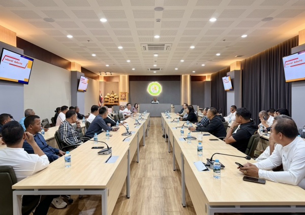 ประชุมคณะกรรมการสันนิบาตเทศบาลจังหวัดพัทลุง ณ ห้องประชุมชั้น 3 (หลังใหม่) สำนักงานเทศบาลเมืองพัทลุง